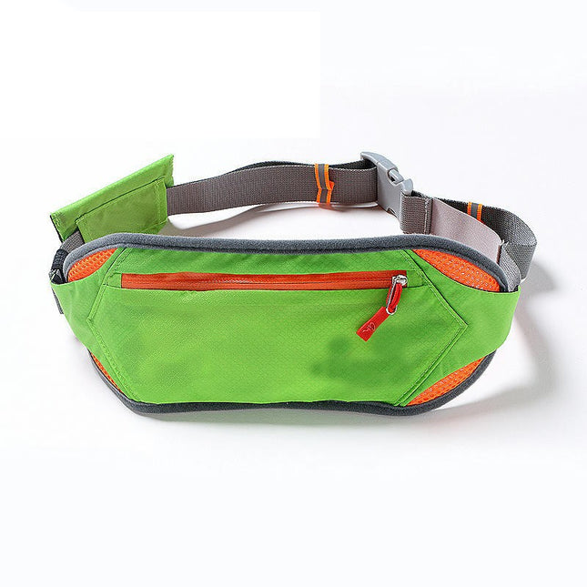 Large Fanny Pack with Zipper Pockets for Running Hiking Travel Workout Outdoors Sport Waist Pack Bag-A1