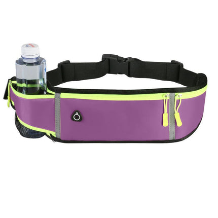 Hiking Waist Packs Fanny Pack with Bottle Holders Water Resistant Outdoor Waist Bag for Men Women