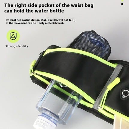 Hiking Waist Packs Fanny Pack with Bottle Holders Water Resistant Outdoor Waist Bag for Men Women