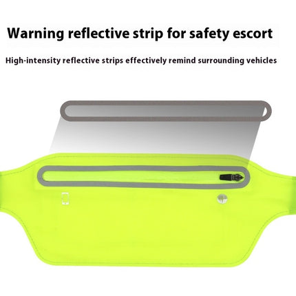 Outdoor Sports Fanny Pack Reflective Waist Pack for Men Women Running Belt Waterproof Waist Bag