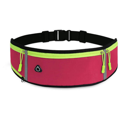 Outdoor Sports Waist Bag Fanny Pack for Men Women Fanny Pack with Zipper Pockets for Running Hiking Workout