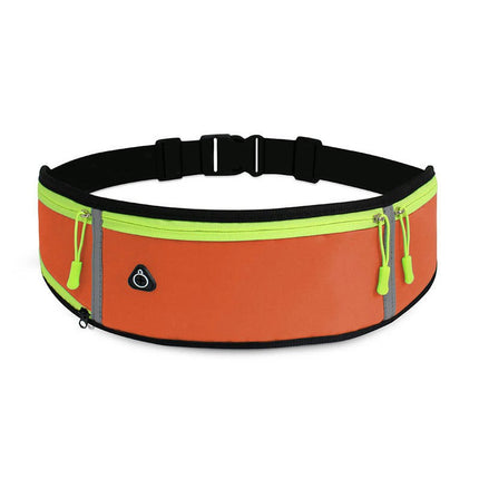 Outdoor Sports Waist Bag Fanny Pack for Men Women Fanny Pack with Zipper Pockets for Running Hiking Workout