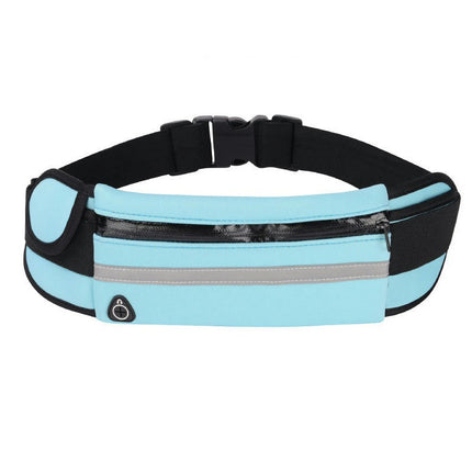 Outdoor Sports Waist Bag Fanny Pack for Men Women Fanny Pack with Zipper Pockets for Running Hiking Workout