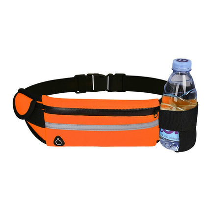 Outdoor Sports Waist Bag Fanny Pack for Men Women Fanny Pack with Zipper Pockets for Running Hiking Workout