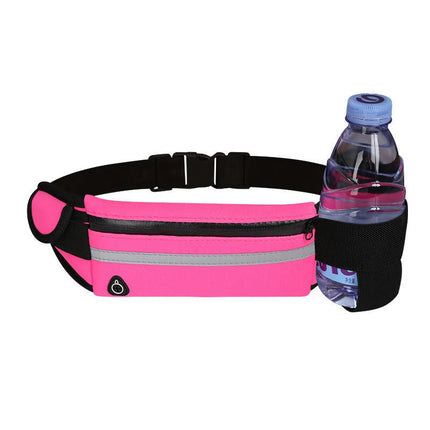 Outdoor Sports Waist Bag Fanny Pack for Men Women Fanny Pack with Zipper Pockets for Running Hiking Workout