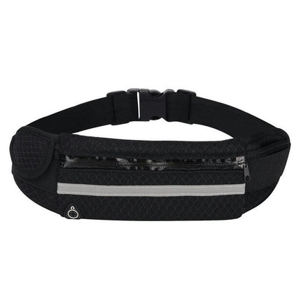 Outdoor Sports Waist Bag Fanny Pack for Men Women Fanny Pack with Zipper Pockets for Running Hiking Workout