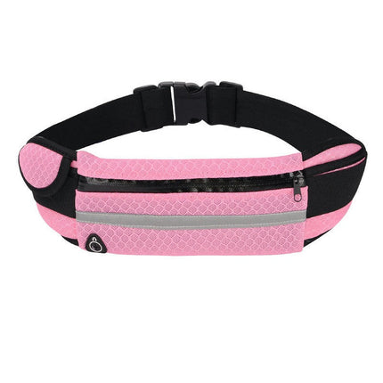 Outdoor Sports Waist Bag Fanny Pack for Men Women Fanny Pack with Zipper Pockets for Running Hiking Workout