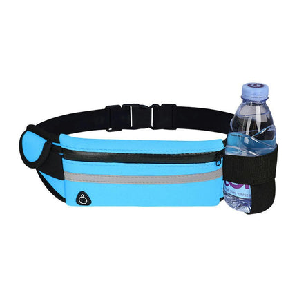 Outdoor Sports Waist Bag Fanny Pack for Men Women Fanny Pack with Zipper Pockets for Running Hiking Workout