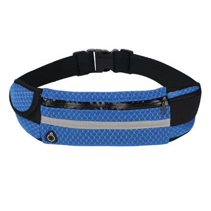 Outdoor Sports Waist Bag Fanny Pack for Men Women Fanny Pack with Zipper Pockets for Running Hiking Workout