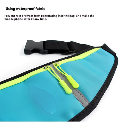 Outdoor Sports Waist Bag Fanny Pack for Men Women Fanny Pack with Zipper Pockets for Running Hiking Workout