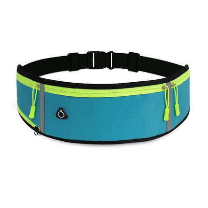 Outdoor Sports Waist Bag Fanny Pack for Men Women Fanny Pack with Zipper Pockets for Running Hiking Workout