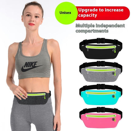 Fanny Packs for Women, Waterproof Fanny Pack for Men, Adjustable Running Belt Waist Pack Slim Belt