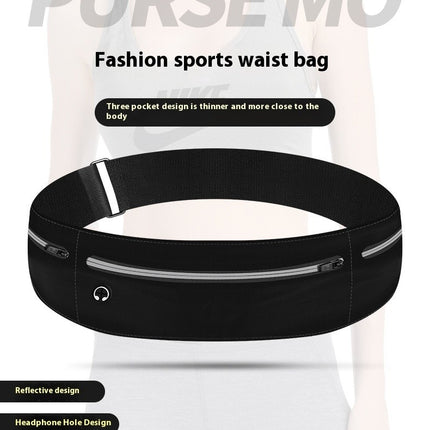 Fanny Pack Running Belt for Women and Men Reflective Waist Bag for Outdoor Sports Workout