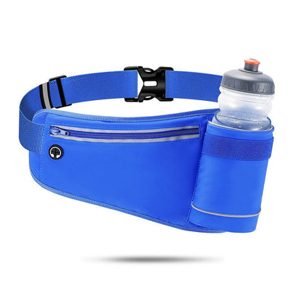 Fanny Pack Women Men Adjustable Belt Bag with Water Bottle Holder Waist Packs for Travel Running Outdoor Sports