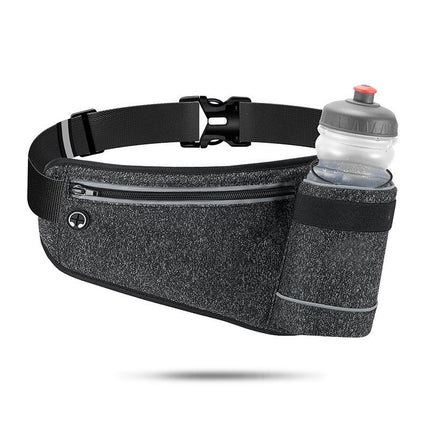 Fanny Pack Women Men Adjustable Belt Bag with Water Bottle Holder Waist Packs for Travel Running Outdoor Sports