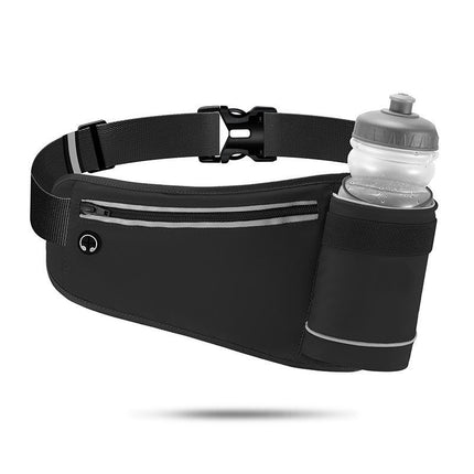 Fanny Pack Women Men Adjustable Belt Bag with Water Bottle Holder Waist Packs for Travel Running Outdoor Sports