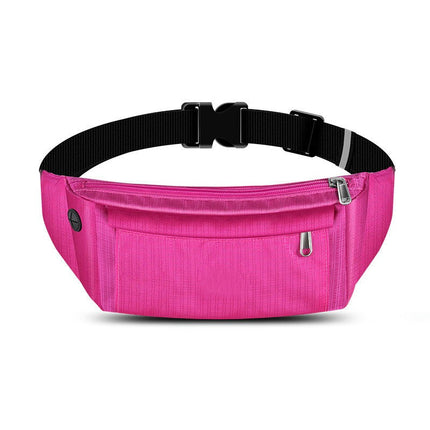 Nylon Fanny Pack with Adjustable waist belt Waist Bag for Men Women Lightweight Outdoor Running Belt