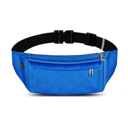 Nylon Fanny Pack with Adjustable waist belt Waist Bag for Men Women Lightweight Outdoor Running Belt