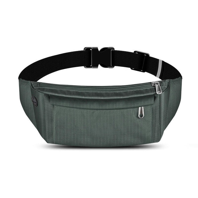 Nylon Fanny Pack with Adjustable waist belt Waist Bag for Men Women Lightweight Outdoor Running Belt