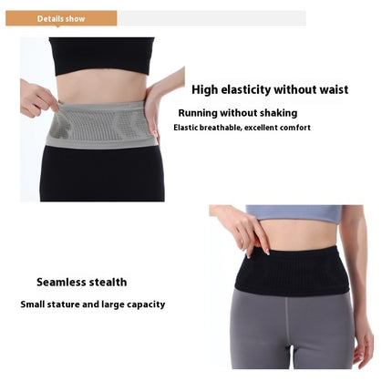 Elastic Waist Bag Running Belt Waist Pack for Women and Men Fanny Pack for Runners Workouts