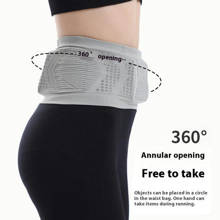 Elastic Waist Bag Running Belt Waist Pack for Women and Men Fanny Pack for Runners Workouts