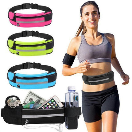 Fanny Pack with Water Bottle Holder Running Belt for Men Women Waist Bag for Running Jogging