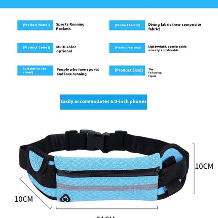 Fanny Pack Crossbody Waist Bag Water Resistant Waist Pouch with Adjustable Strap for Running Hiking Cycling