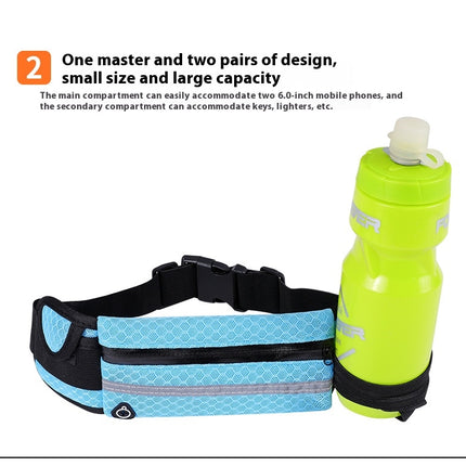 Fanny Pack Crossbody Waist Bag Water Resistant Waist Pouch with Adjustable Strap for Running Hiking Cycling