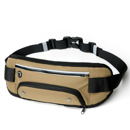 Large Fanny Pack for Men Women Waist Waterproof Outdoor Belt Waist Bag Pack Pouch with Zipper Adjustable Strap