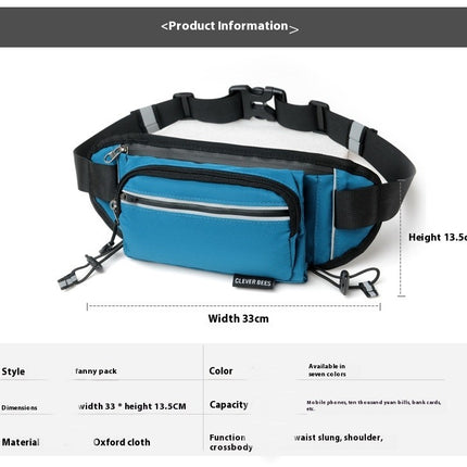 large Fanny Pack for Women Men Waist Bag with Adjustable Strap Water Resistant Waist Packs for Sports