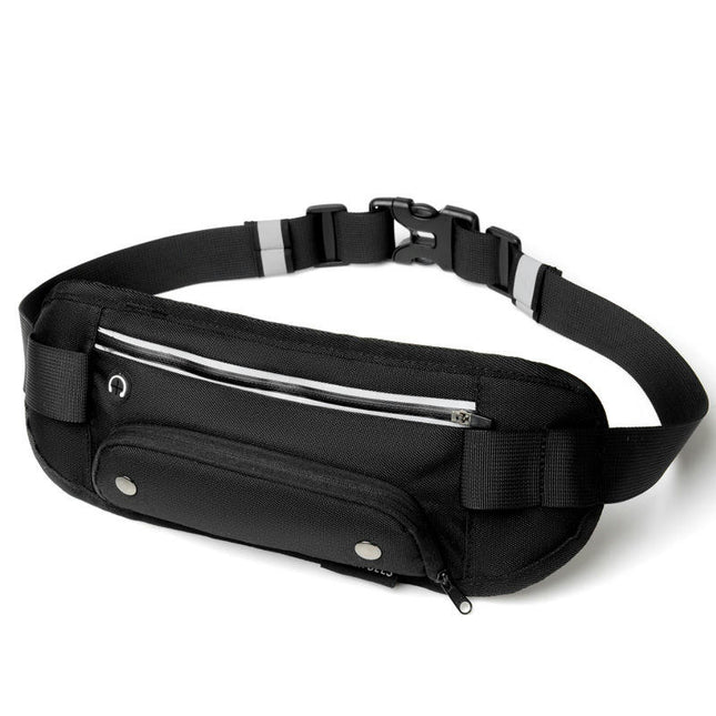 Large Fanny Pack for Men Women Waist Waterproof Outdoor Belt Waist Bag Pack Pouch with Zipper Adjustable Strap