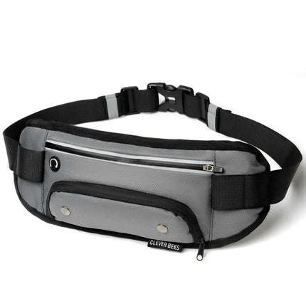 Large Fanny Pack for Men Women Waist Waterproof Outdoor Belt Waist Bag Pack Pouch with Zipper Adjustable Strap