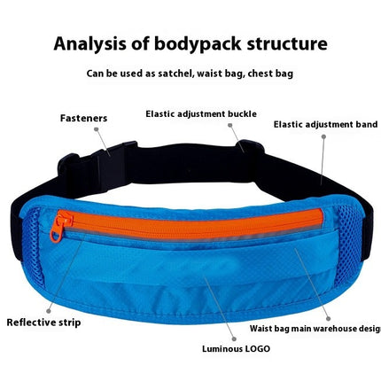 Lightweight Thin Fanny Packs for Men Women Adjustable Running Belt Waist Bag for Sports