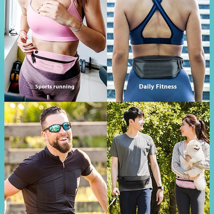 Fanny Packs for Men Women Running Belt Adjustable Waist Bag for Travel Running Hiking Jogging Workout