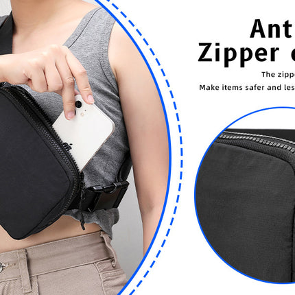 Lightweight Fanny Pack for Women & Men, Waist Bag with Adjustable Strap for Running Workout Traveling