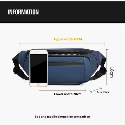 Fanny Pack Waist Bag Multifunction Waist Belt Bag for Men and Women-Waist Pack for Outdoor Sports