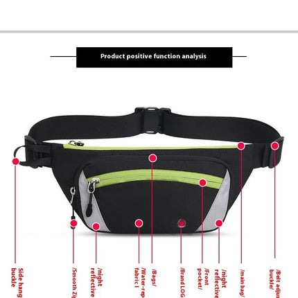 Fanny Pack Waist Packs for Men Women, Waist Bag Hip Pack for Travel Hiking Running Outdoor Sports