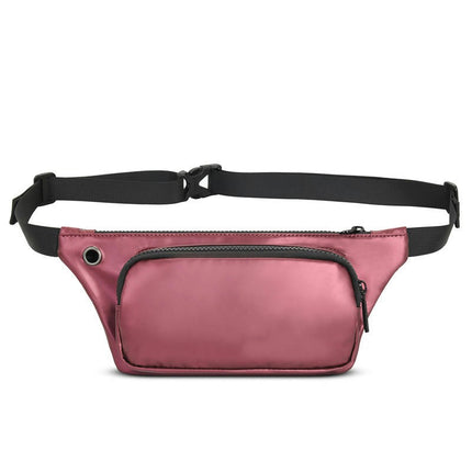 Fanny Pack for Women Men with Zipper Pockets Crossbody Waist Pack for Hiking, Running, Travel, Cycling and Casual