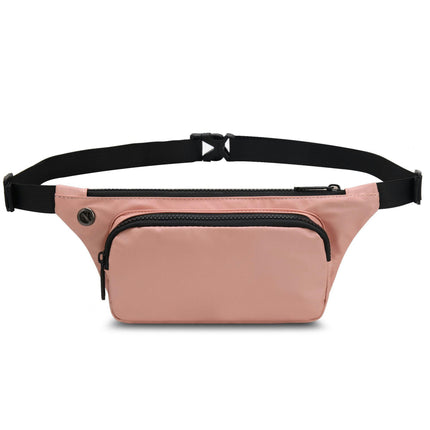 Fanny Pack for Women Men with Zipper Pockets Crossbody Waist Pack for Hiking, Running, Travel, Cycling and Casual