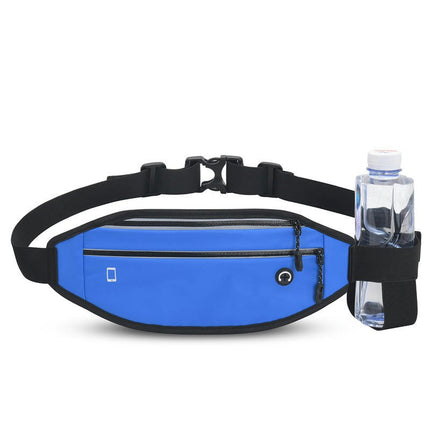 Fanny Pack with Water Bottle Holder for Men Women Adjustable Waist Bag for Outdoors Sports