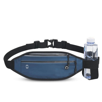 Fanny Pack with Water Bottle Holder for Men Women Adjustable Waist Bag for Outdoors Sports