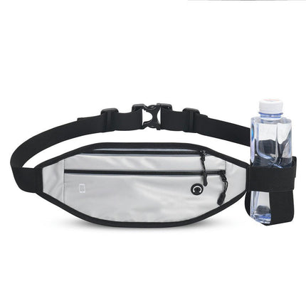 Fanny Pack with Water Bottle Holder for Men Women Adjustable Waist Bag for Outdoors Sports