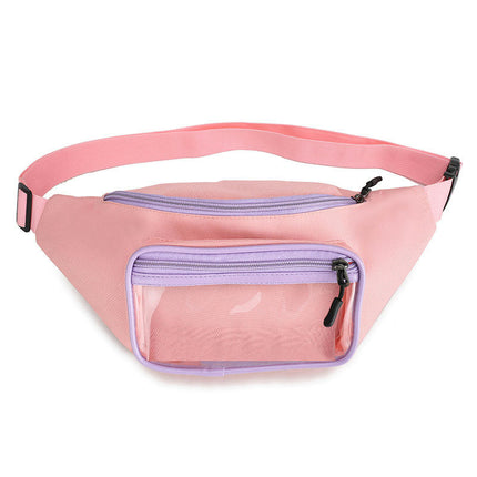 Crossbody Fanny Pack for Men&Women,Large Waist Bag with Adjustable Strap for Outdoors Workout Running Hiking