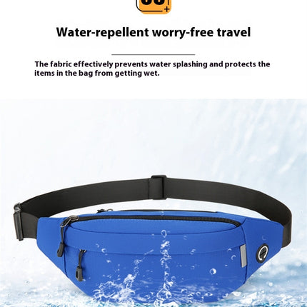 Crossbody Fanny Pack for Men Women-Waterproof Waist Packs with Adjustable Waist Bag for Sports