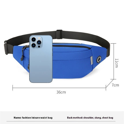 Crossbody Fanny Pack for Men Women-Waterproof Waist Packs with Adjustable Waist Bag for Sports