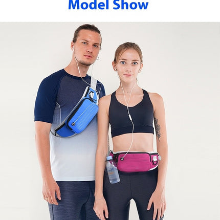 Fanny Pack for Men Women Waterproof Sport Workout Waist Pack Reflective Waist Bag for Running