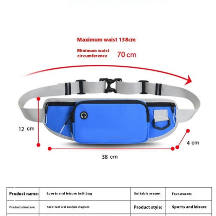 Fanny Pack for Men Women Waterproof Sport Workout Waist Pack Reflective Waist Bag for Running