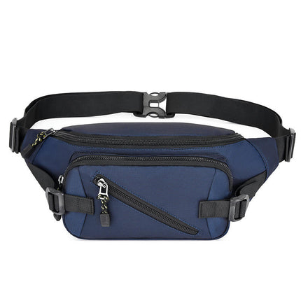 Large Crossbody Fanny Pack,Waterproof Waist Bag for Women Men with Zipper Pockets for Sports Workout