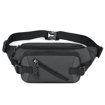 Large Crossbody Fanny Pack,Waterproof Waist Bag for Women Men with Zipper Pockets for Sports Workout