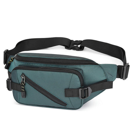 Large Crossbody Fanny Pack,Waterproof Waist Bag for Women Men with Zipper Pockets for Sports Workout